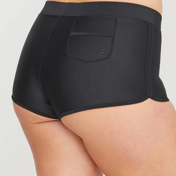 Lane Bryant Dolphin-Hem Swim Short - Picture 4 of 4